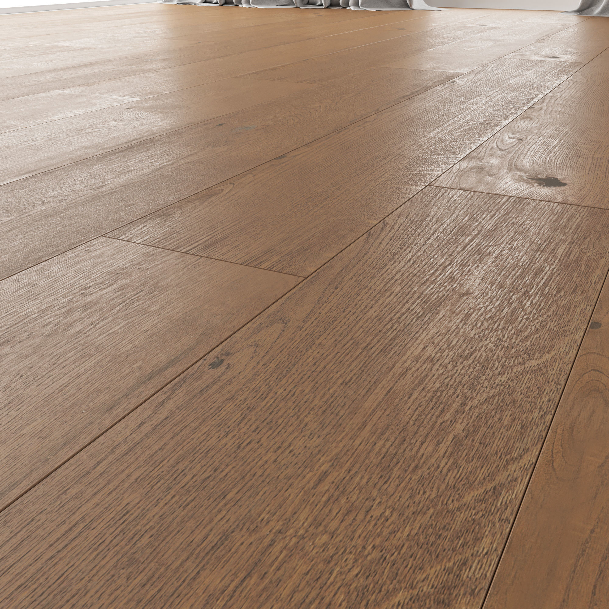 Wood floor Oak Cornell Firestop 3D model_2