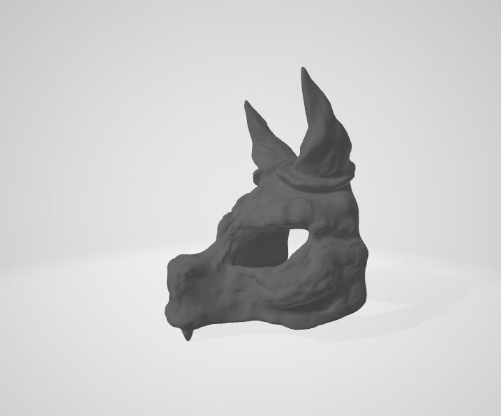 Drabon Mask 3D print model_1