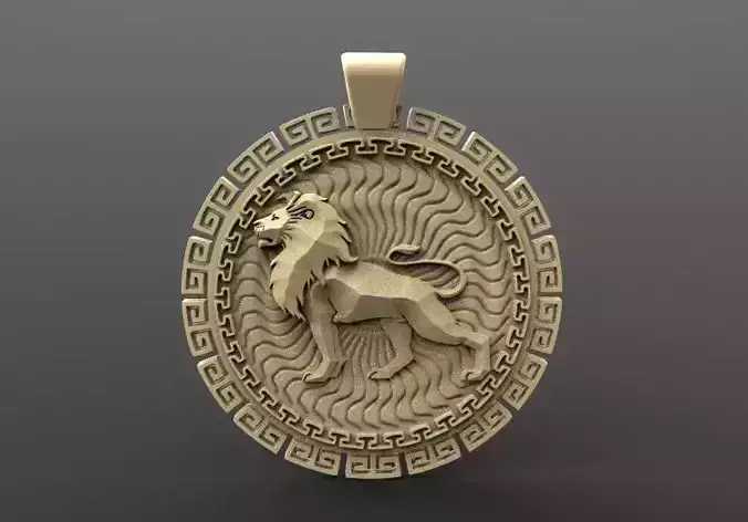 Lion pendant 3