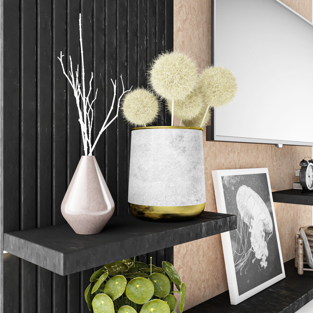 Tv Shelf 04 3D model_2