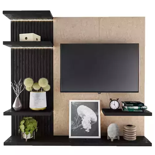 Tv Shelf 04 3D model