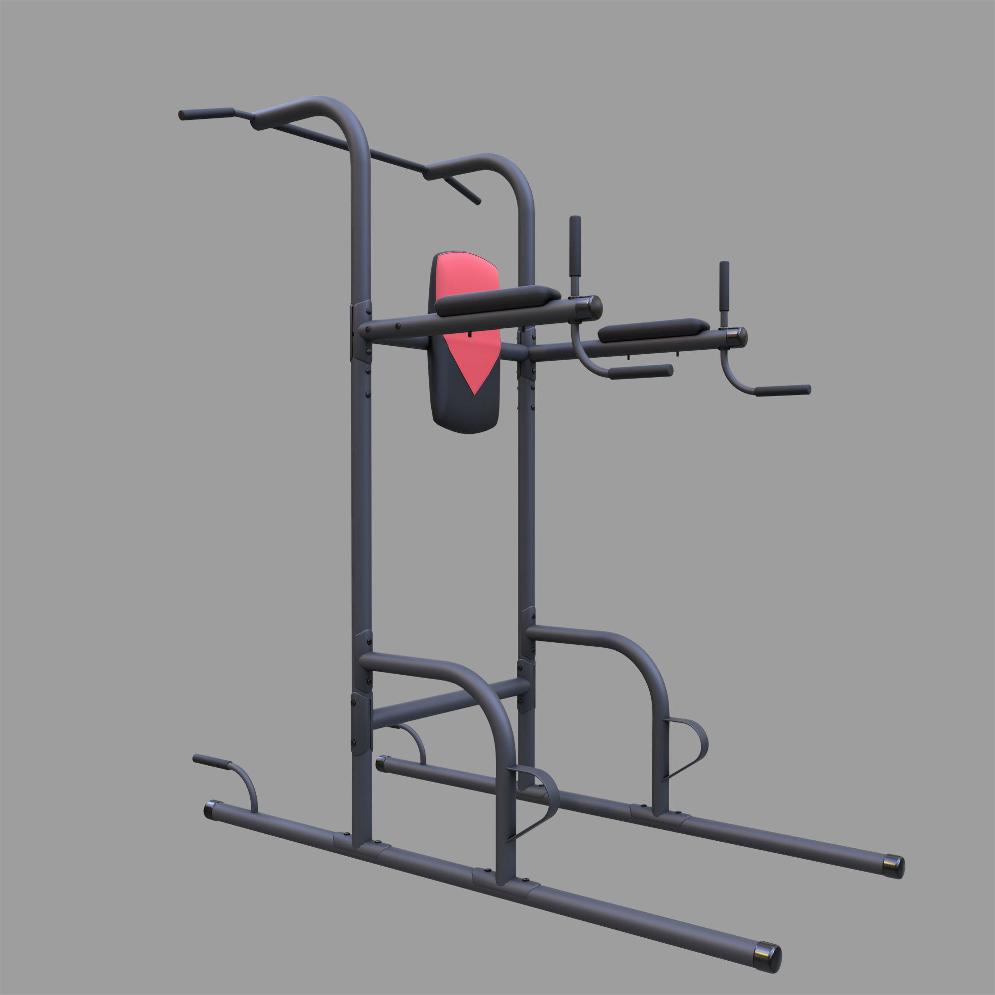 Weider Power Tower 3D model_7