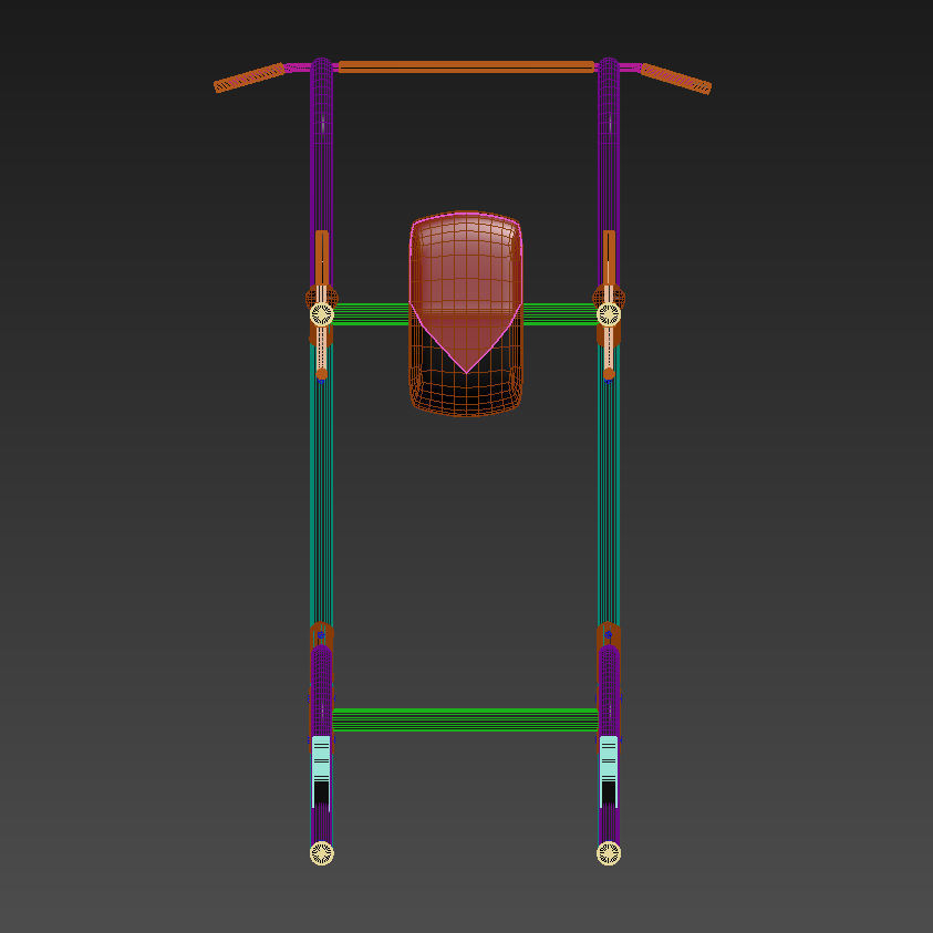 Weider Power Tower 3D model_12