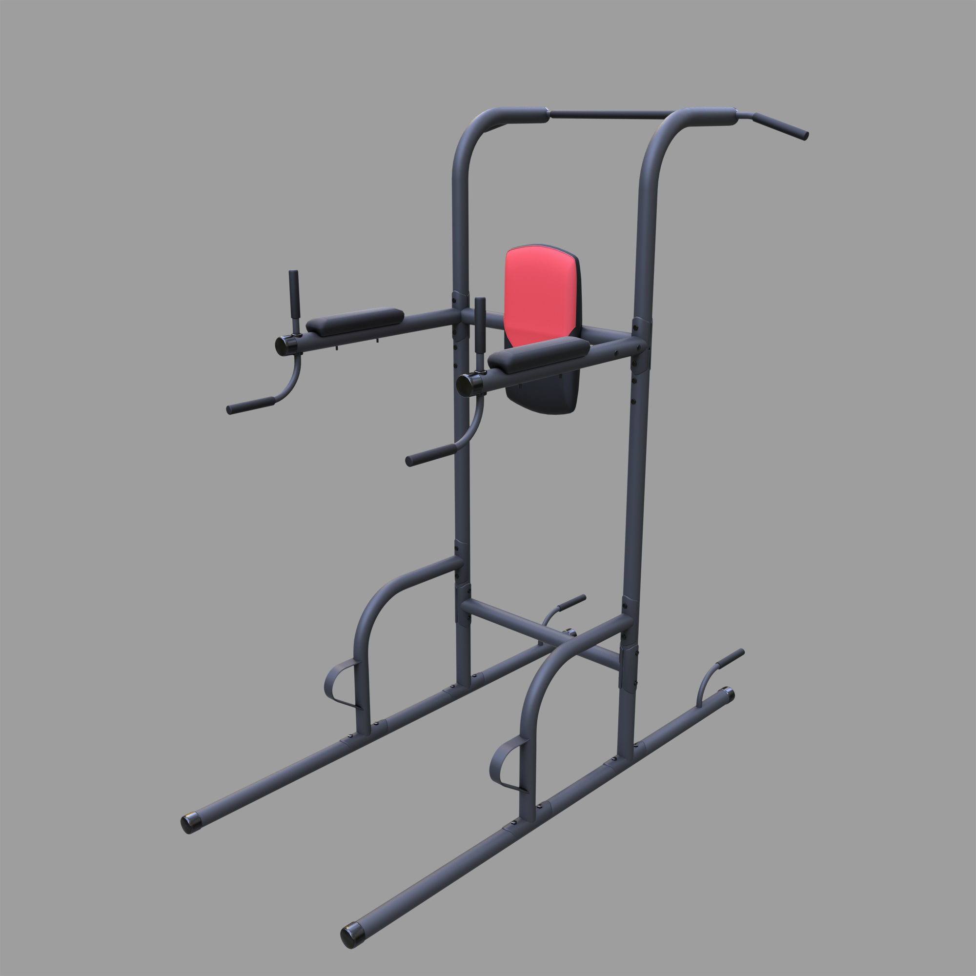 Weider Power Tower 3D model_1