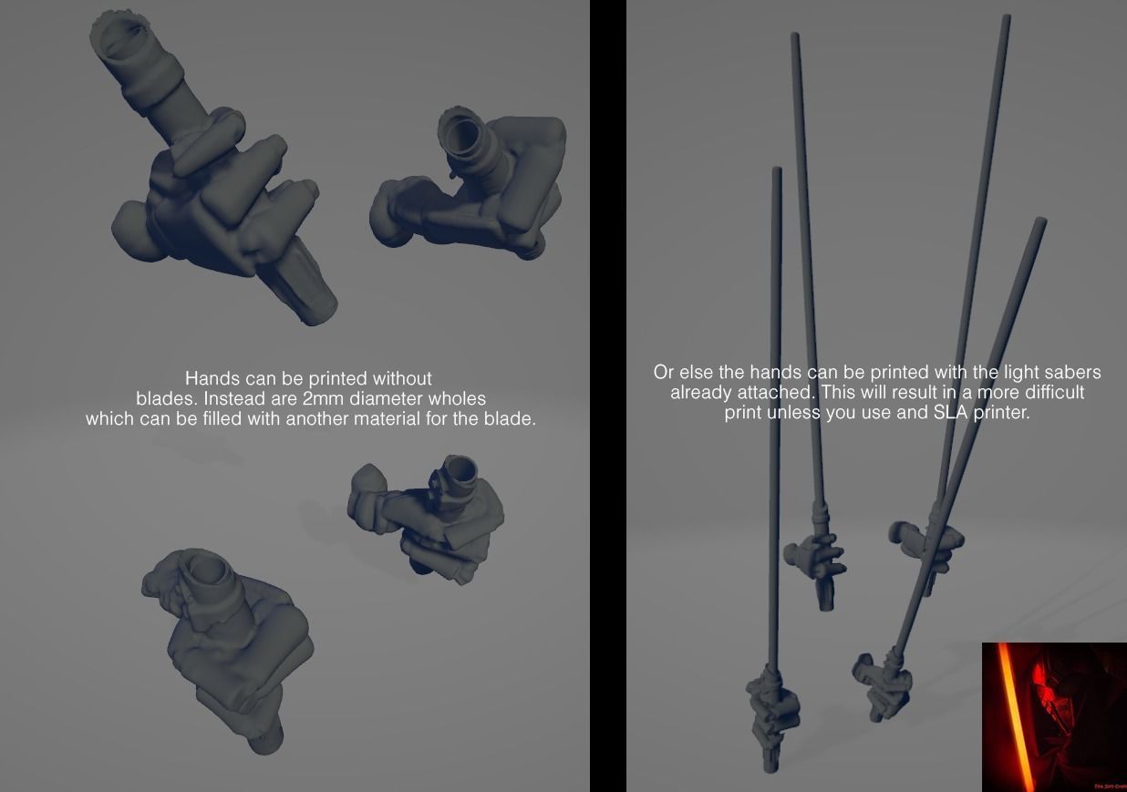 General Grievous Diorama STL 3D print model_34