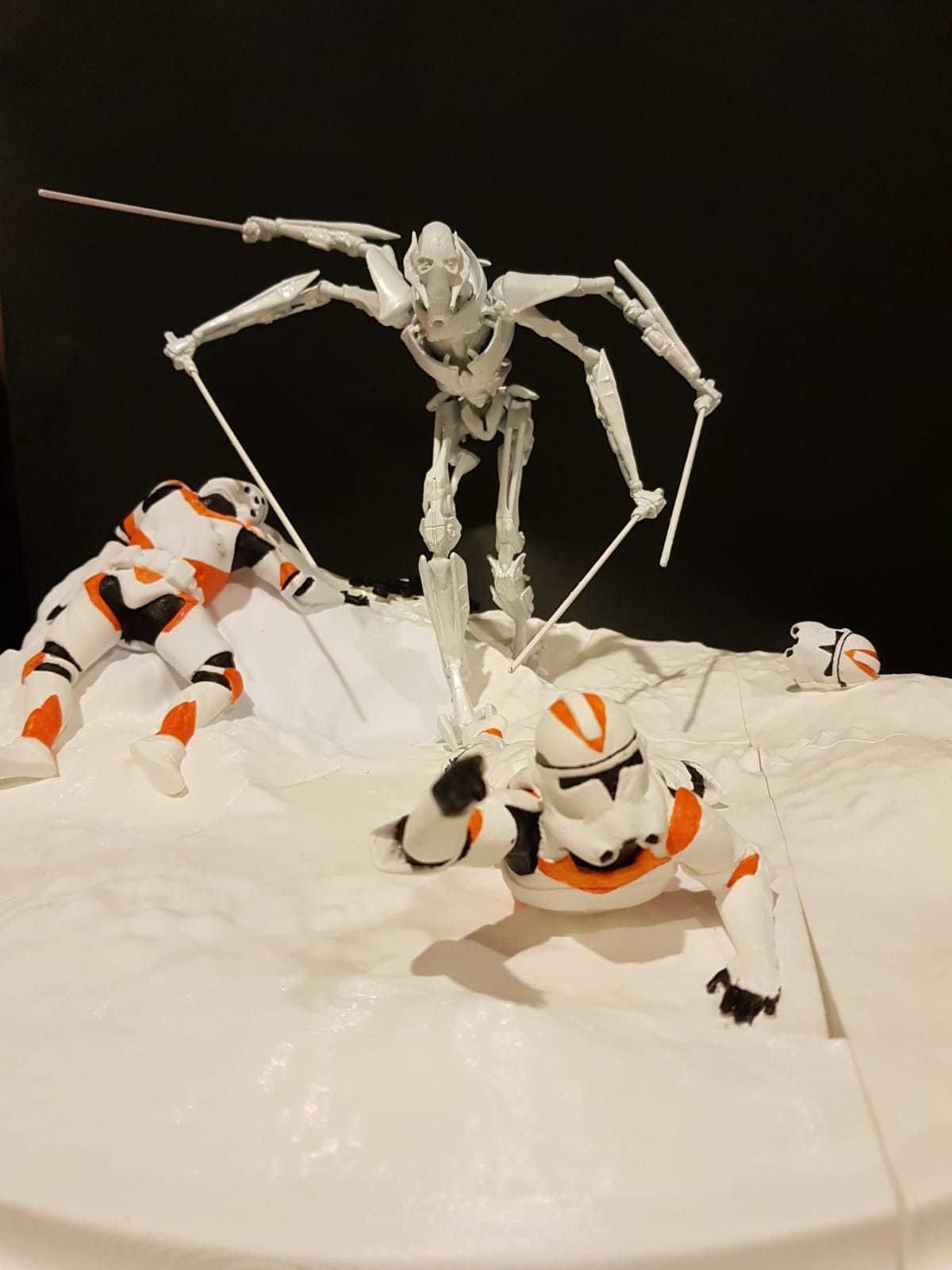 General Grievous Diorama STL 3D print model_16