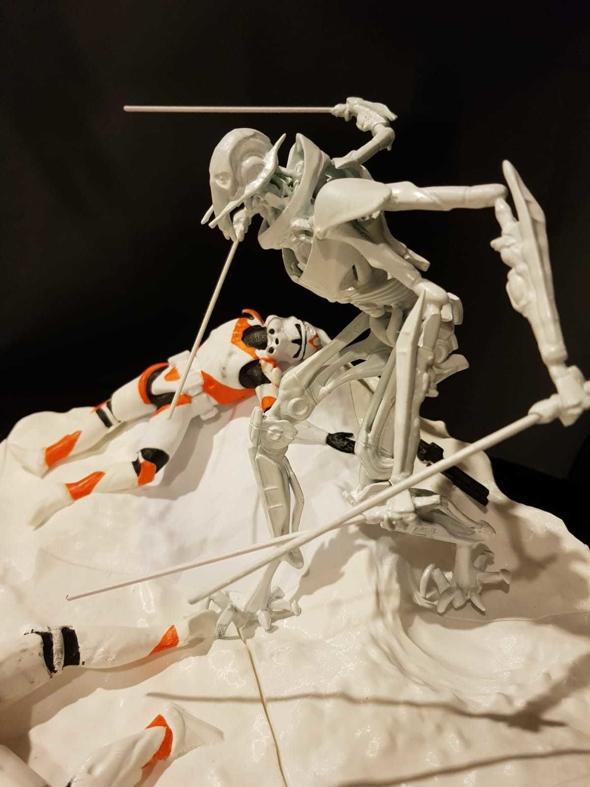 General Grievous Diorama STL 3D print model_12
