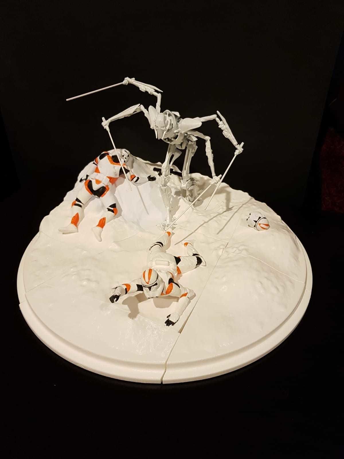 General Grievous Diorama STL 3D print model_13