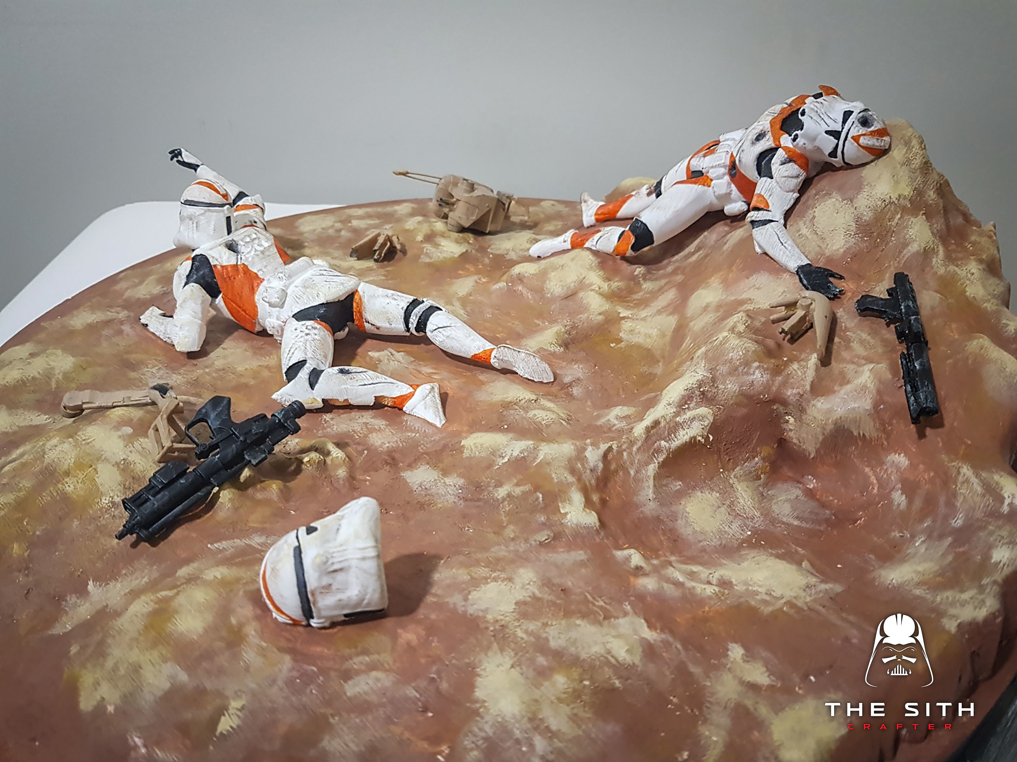 General Grievous Diorama STL 3D print model_9