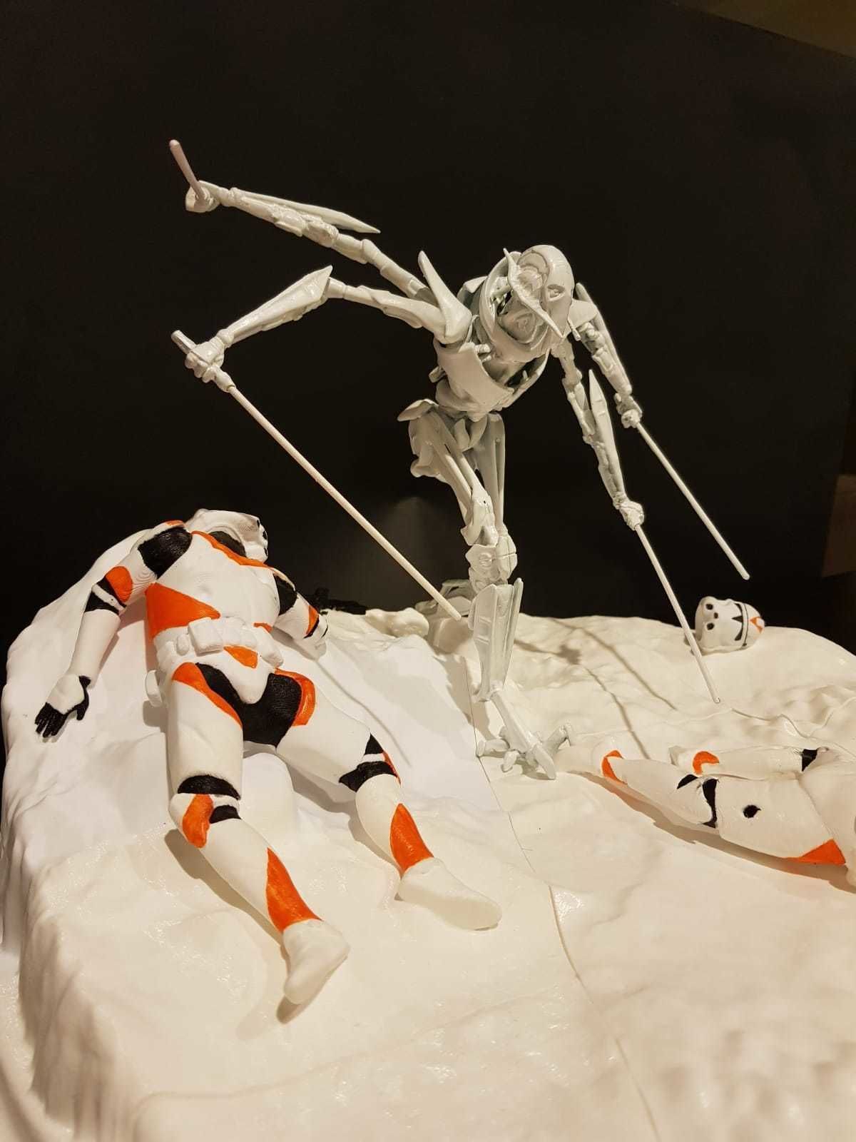 General Grievous Diorama STL 3D print model_14