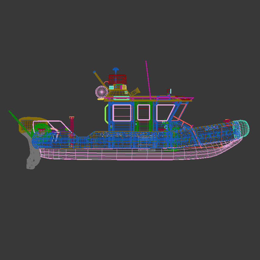 Coast Guard Patrol Boat 3D model_17