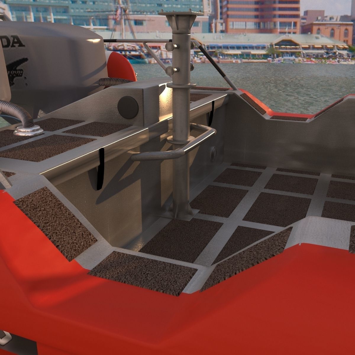 Coast Guard Patrol Boat 3D model_8