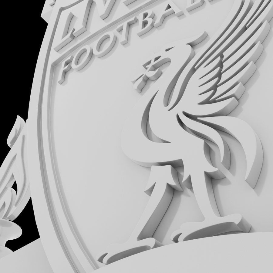 Liverpool FC crest 3D model_9