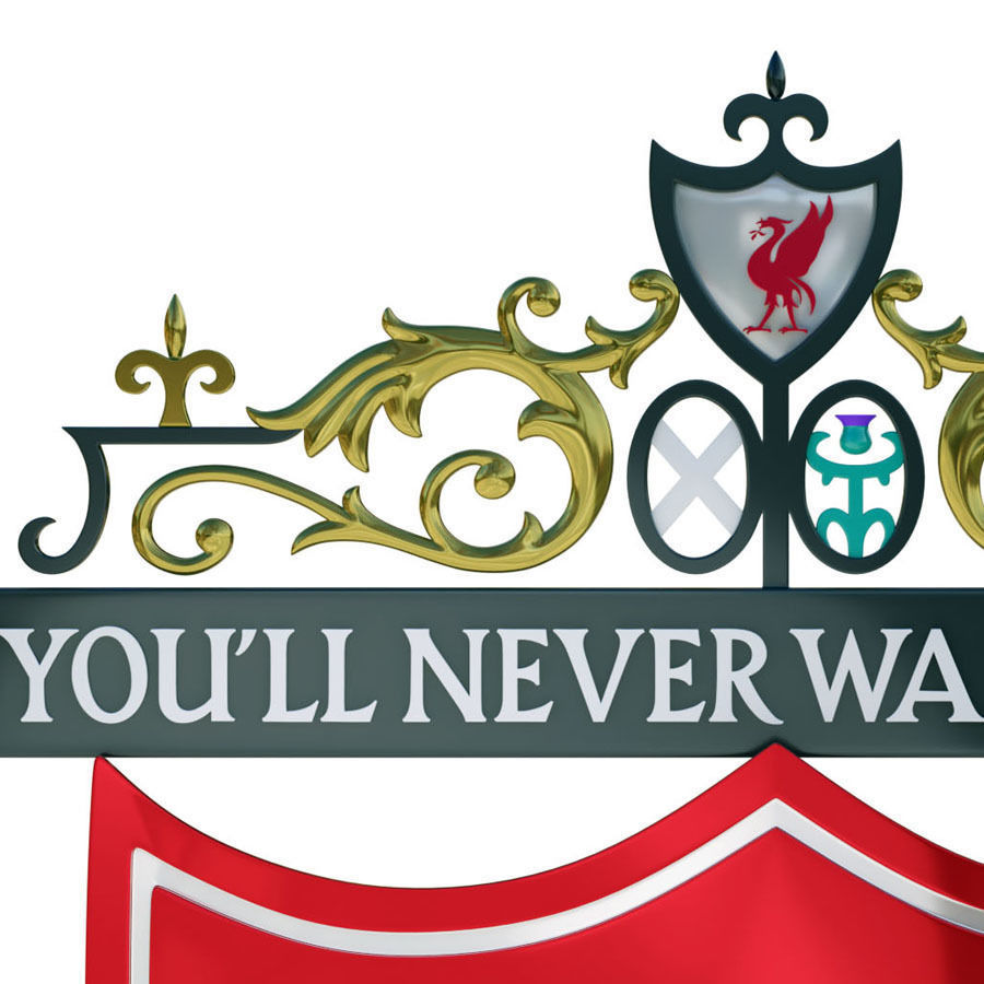 Liverpool FC crest 3D model_5