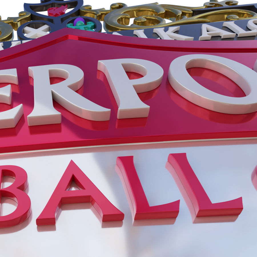 Liverpool FC crest 3D model_4
