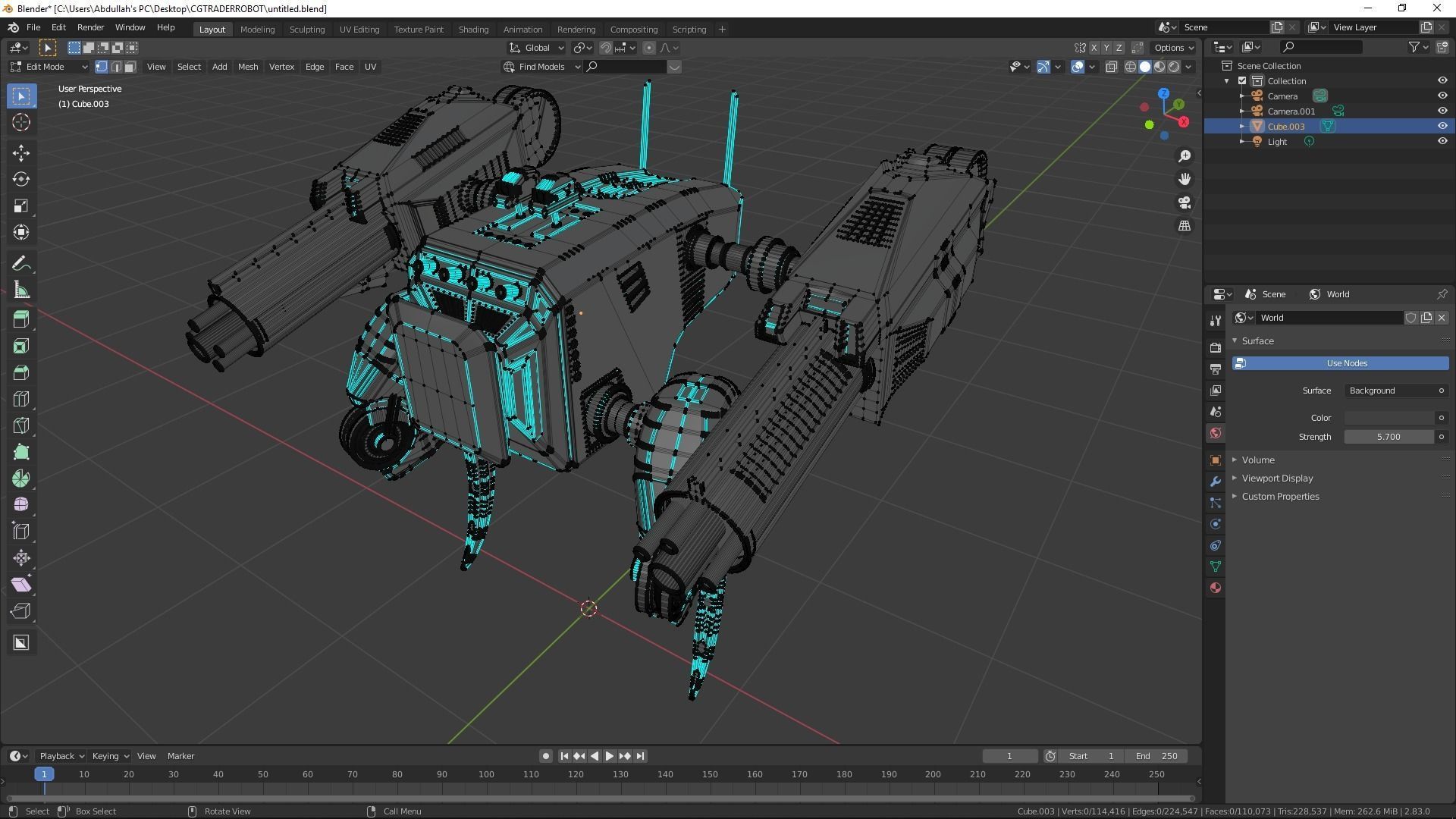 Observer Robot 3D Model 3D model_22