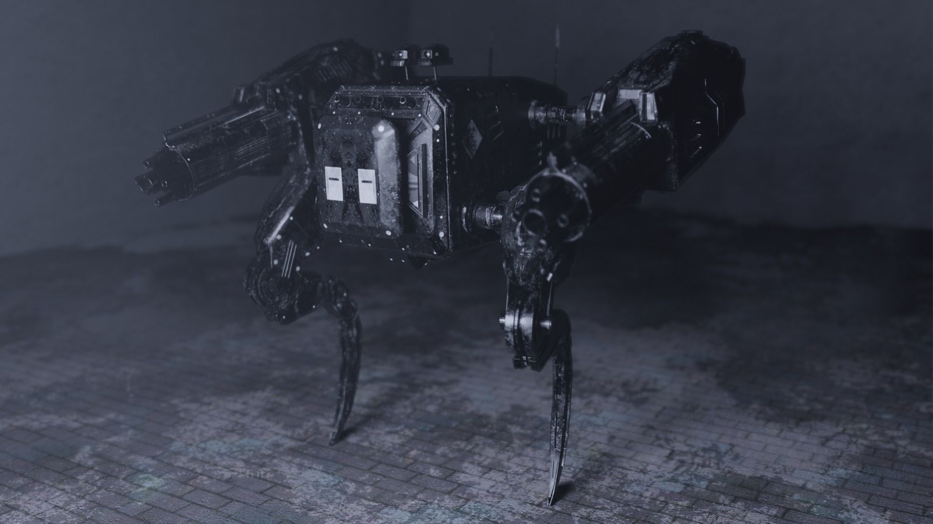 Observer Robot 3D Model 3D model_16