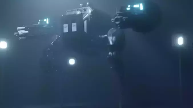 Observer Robot 3D Model 3D model