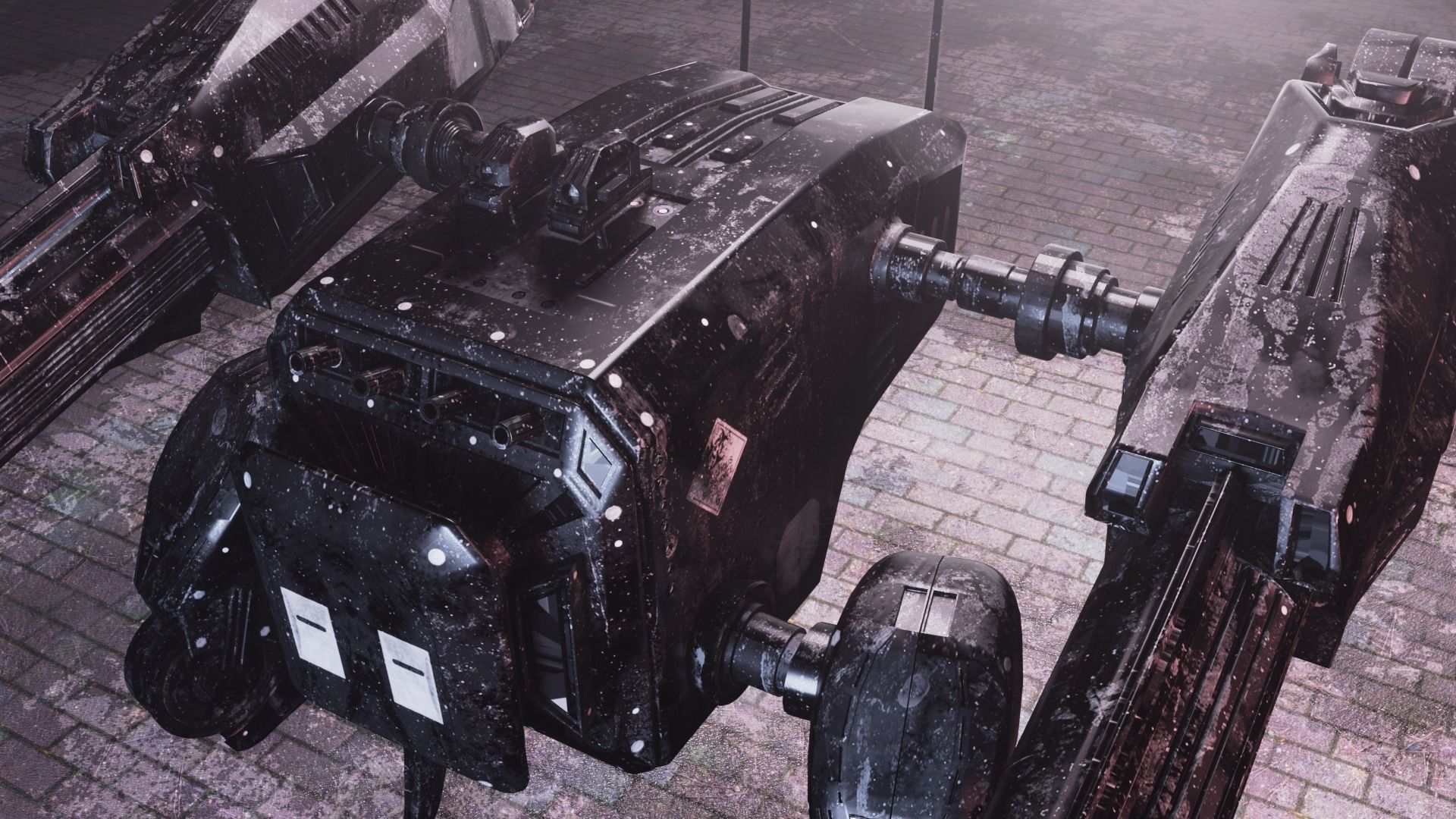 Observer Robot 3D Model 3D model_12