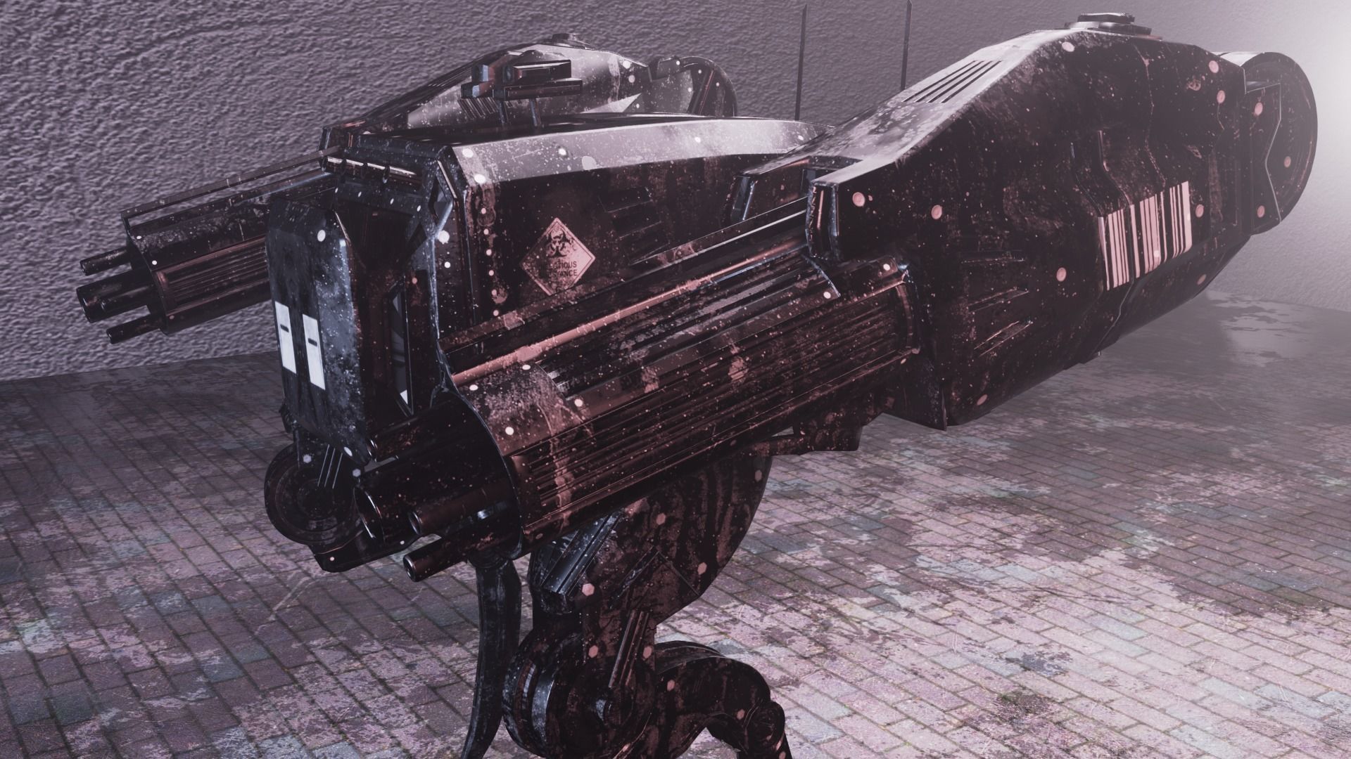 Observer Robot 3D Model 3D model_14