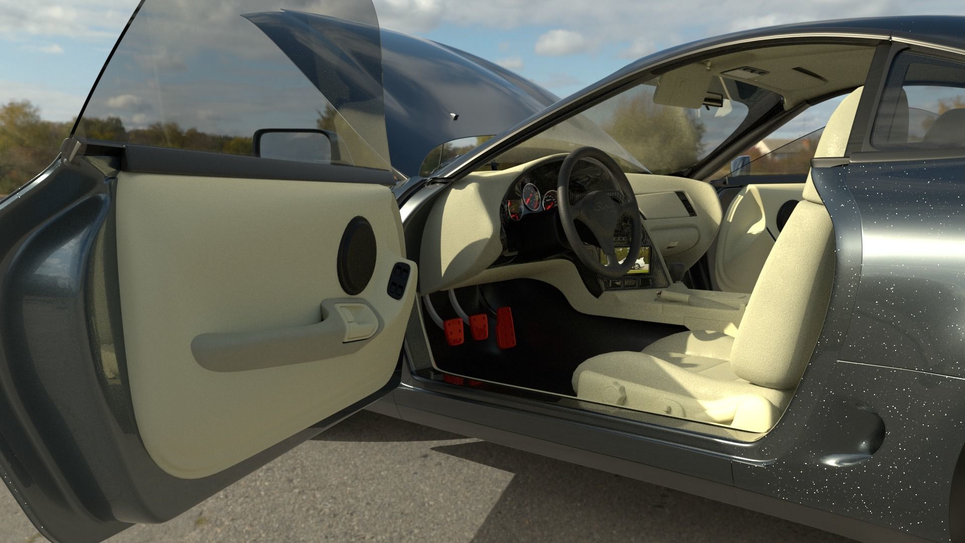 Supra Mk4 Turbo charged 3D model_4