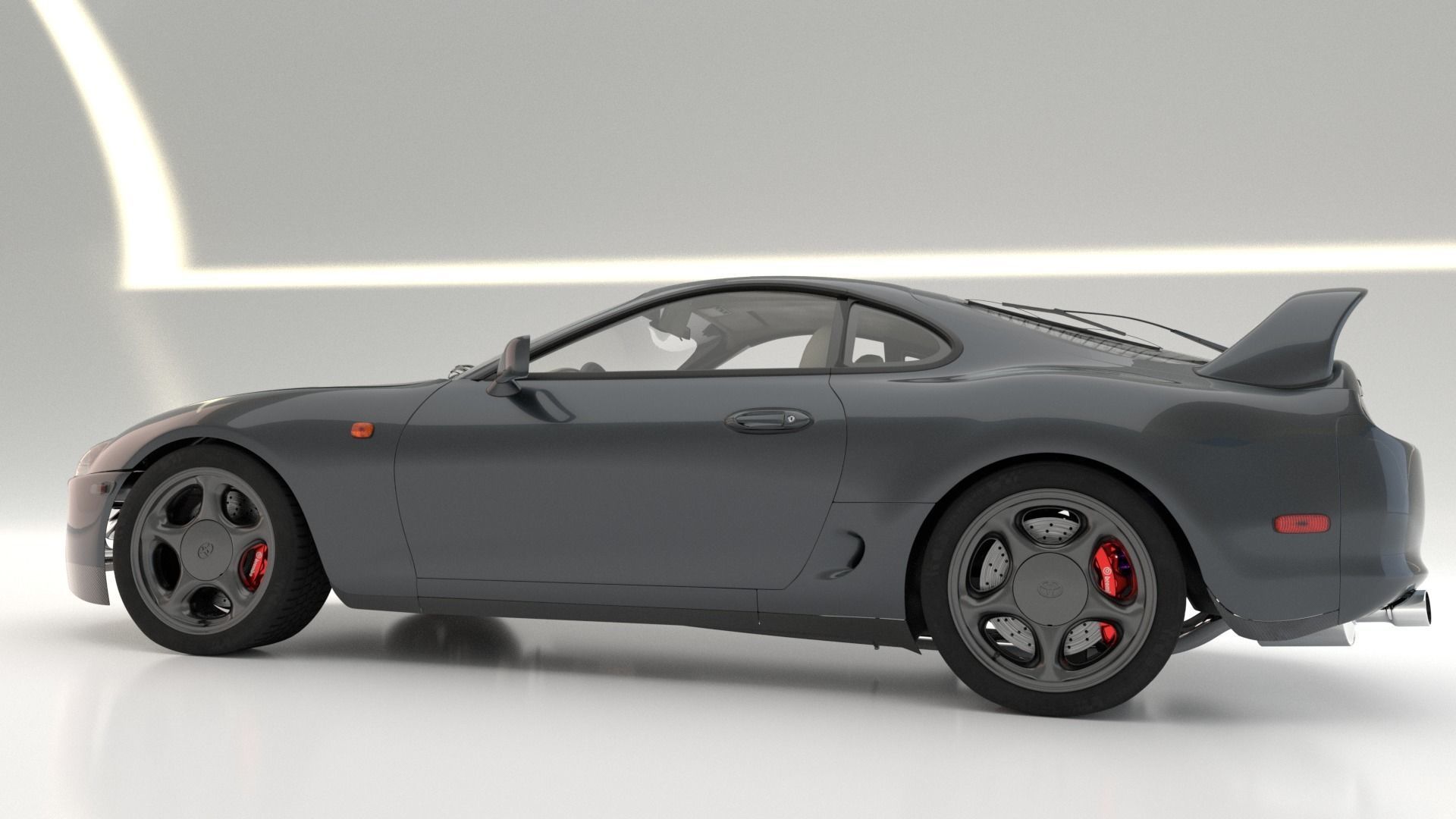 Supra Mk4 Turbo charged 3D model_8