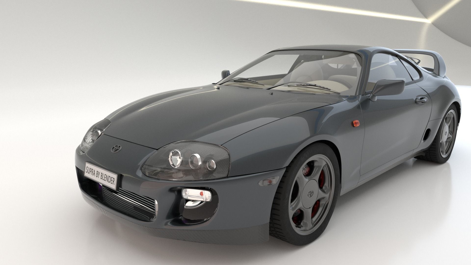 Supra Mk4 Turbo charged 3D model_7