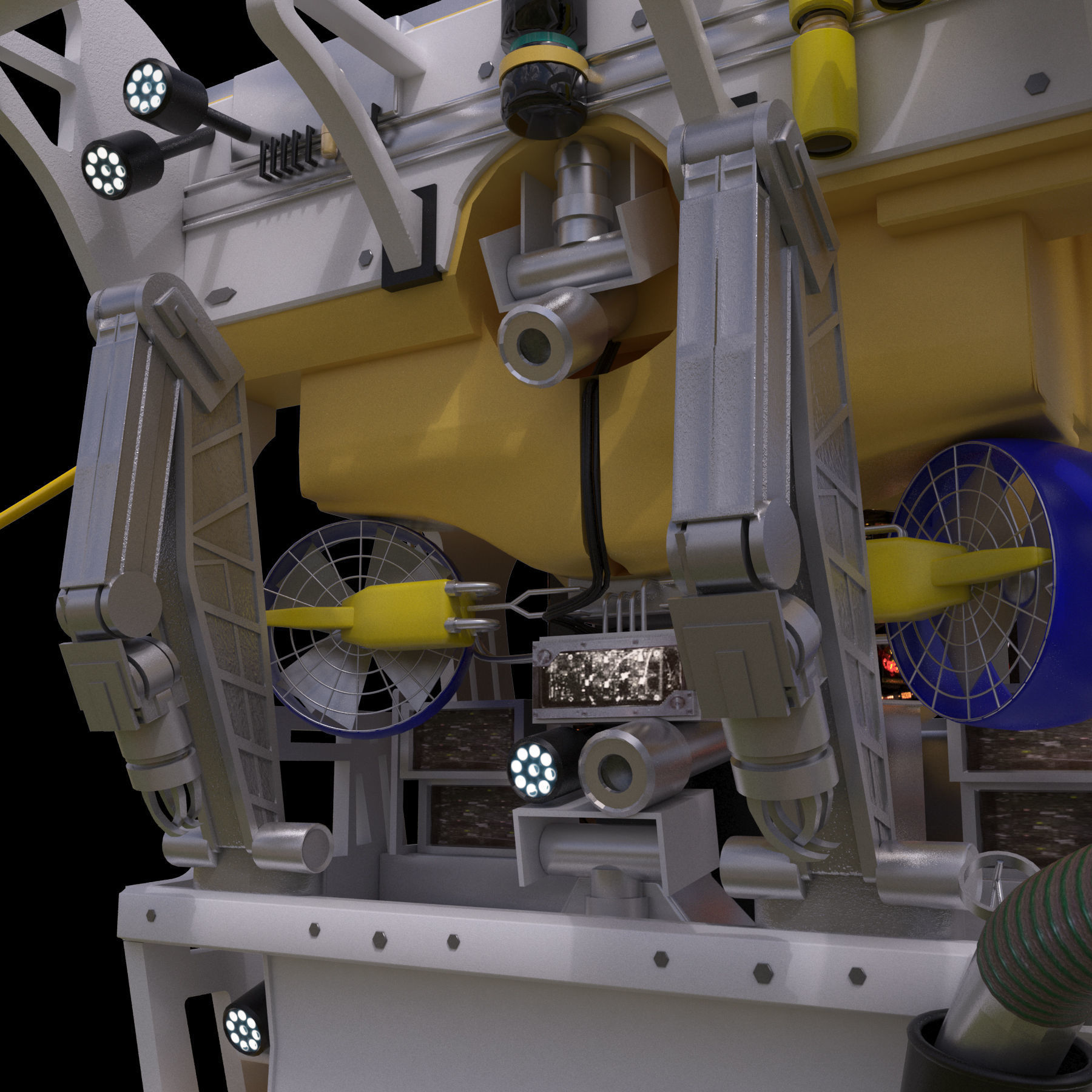 Remotely Operated Vehicle 3D model_6