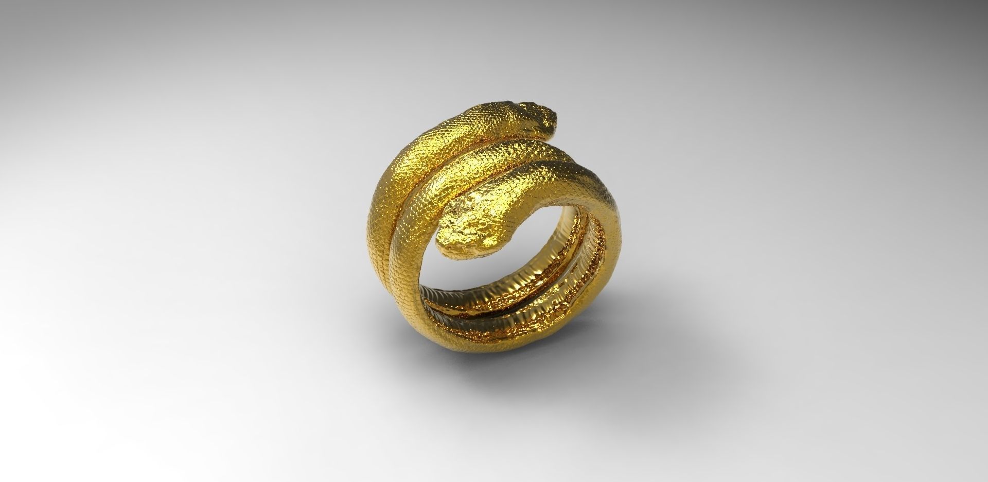 Snake Ring Free 3D print model_2