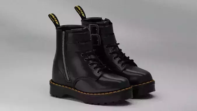 Dr Martens Buckle Boot