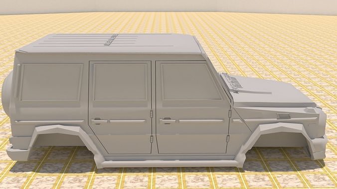 MERCEDES BENZ G550 SUV G-WAGEN 2017 3D model