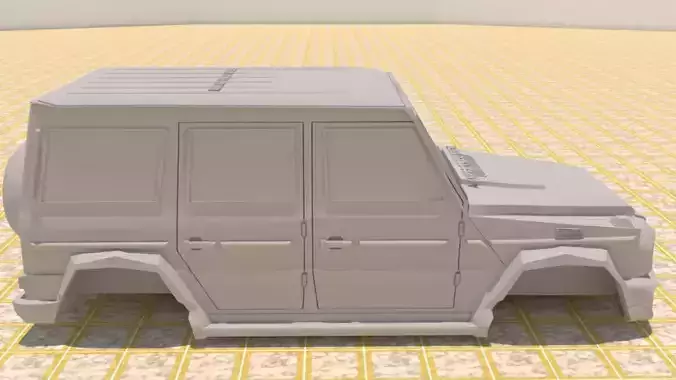 MERCEDES BENZ G550 SUV G-WAGEN 2017 3D model