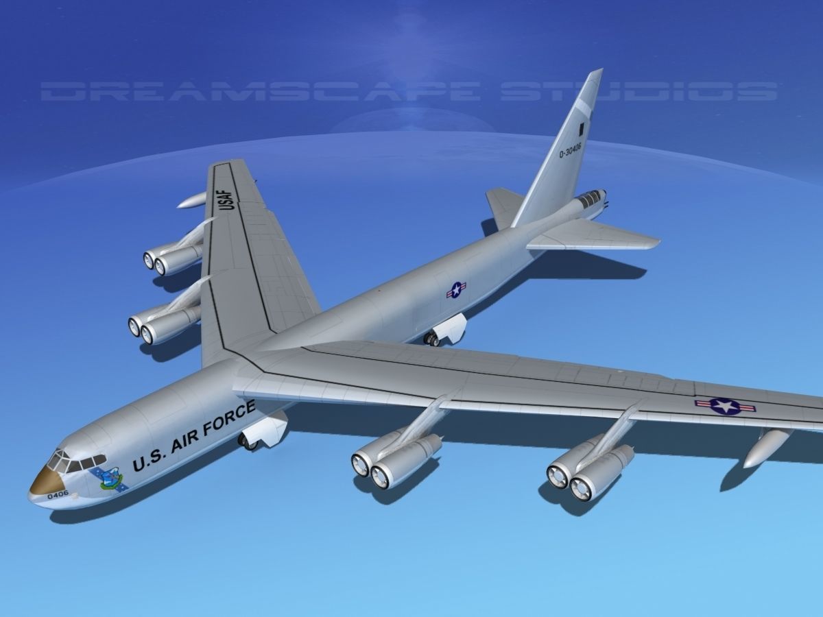 Boeing B-52C Stratofortress 3D model_10