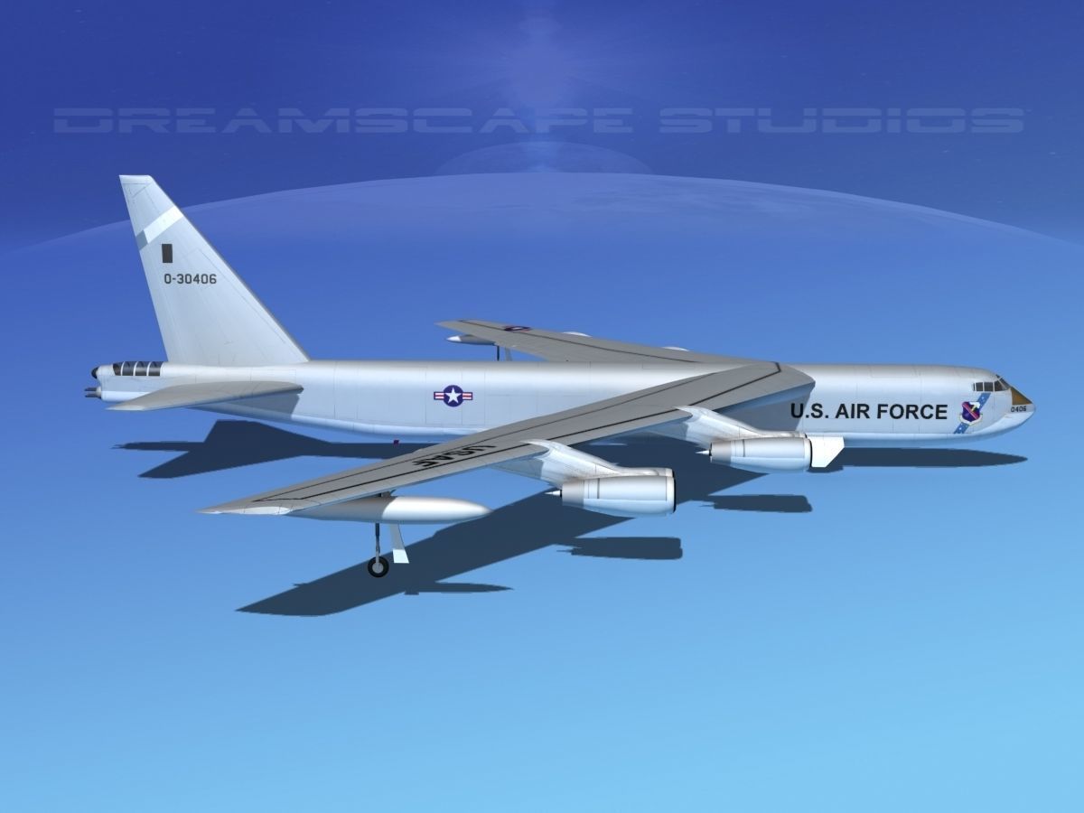 Boeing B-52C Stratofortress 3D model_4