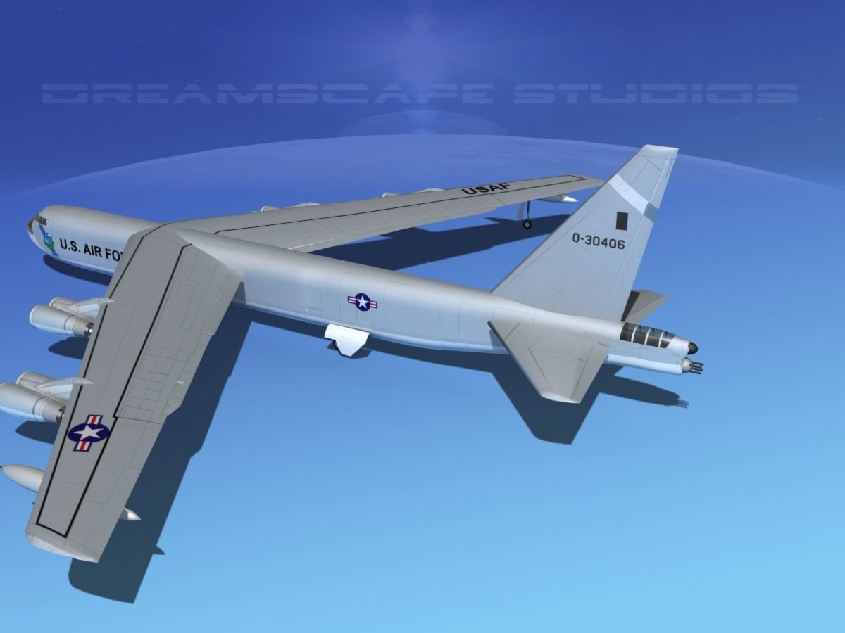 Boeing B-52C Stratofortress 3D model_8