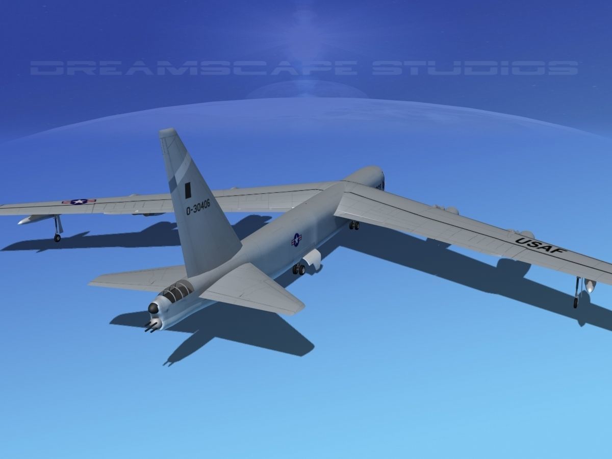 Boeing B-52C Stratofortress 3D model_6
