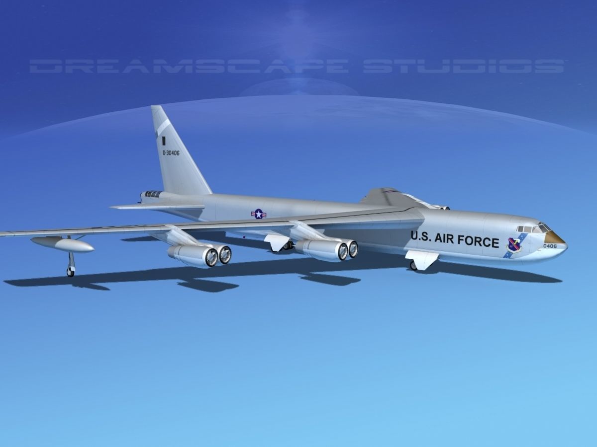 Boeing B-52C Stratofortress 3D model_3