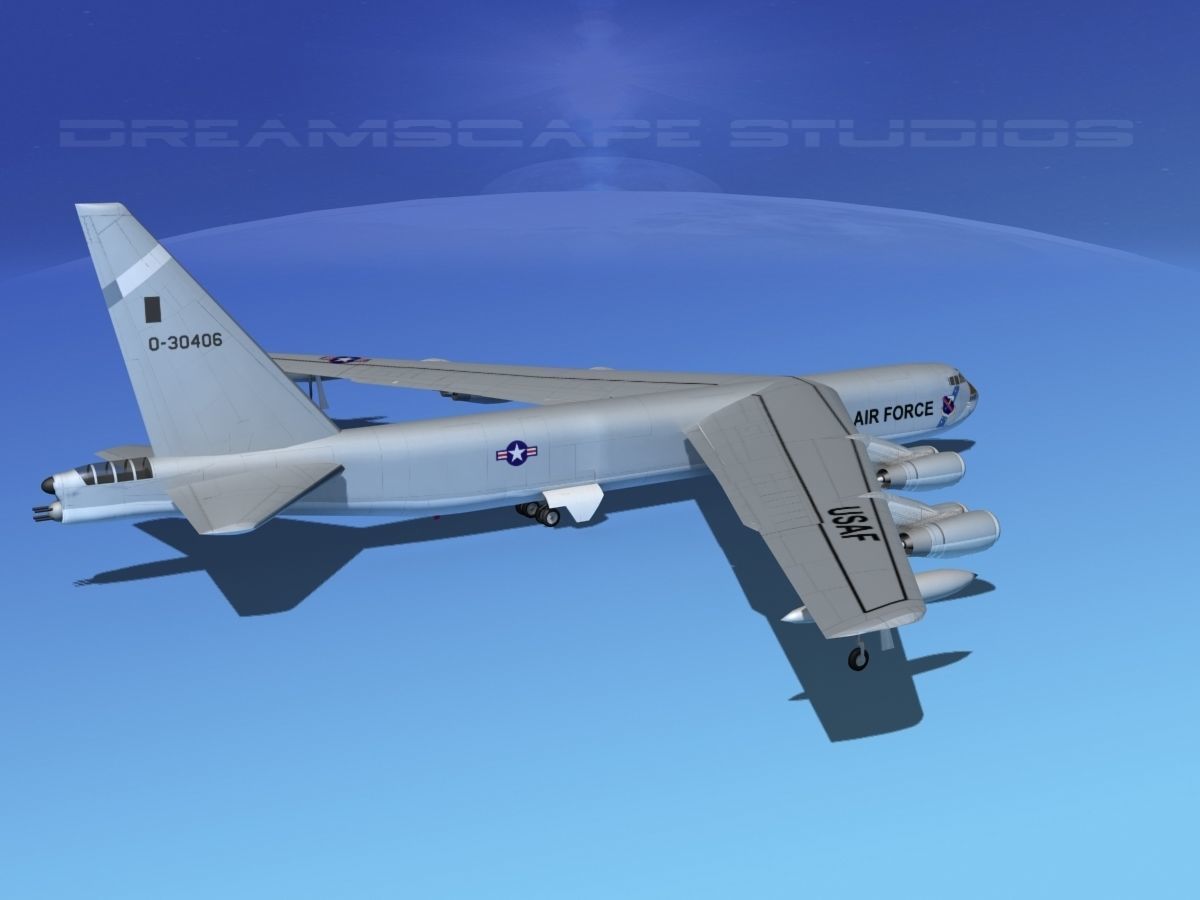 Boeing B-52C Stratofortress 3D model_5