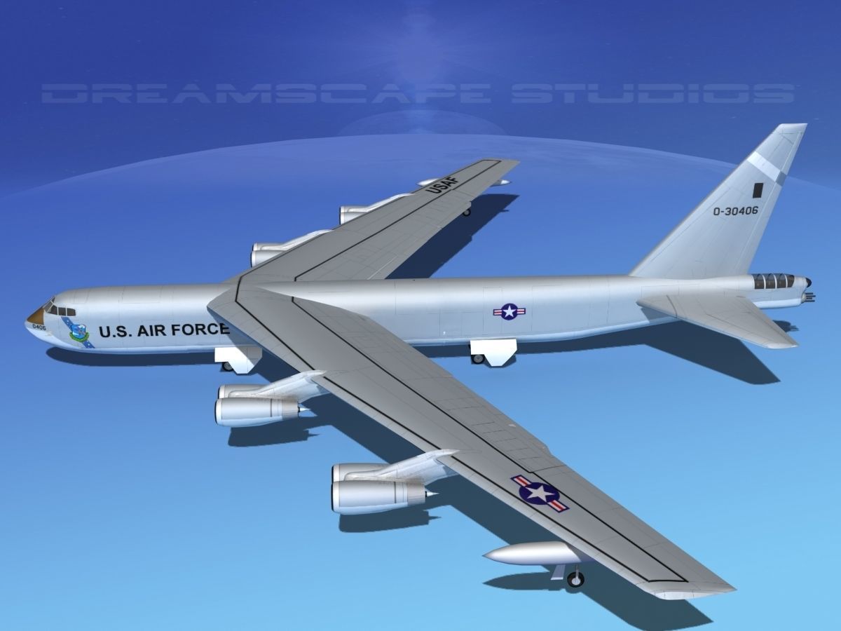 Boeing B-52C Stratofortress 3D model_9