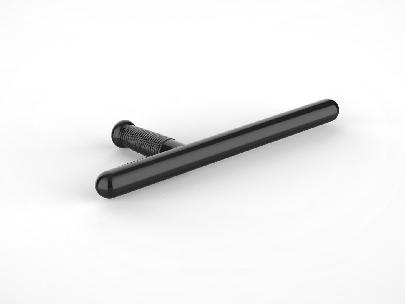 Action Figure Billy Club Baton  3D print model_3