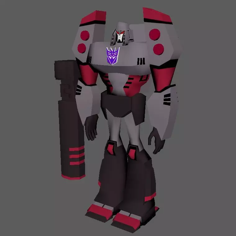 Mega EvilBoss - Low poly 3D model_0