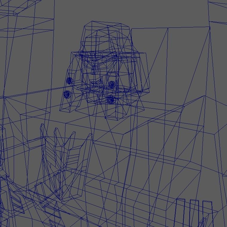 Mega EvilBoss - Low poly 3D model_3