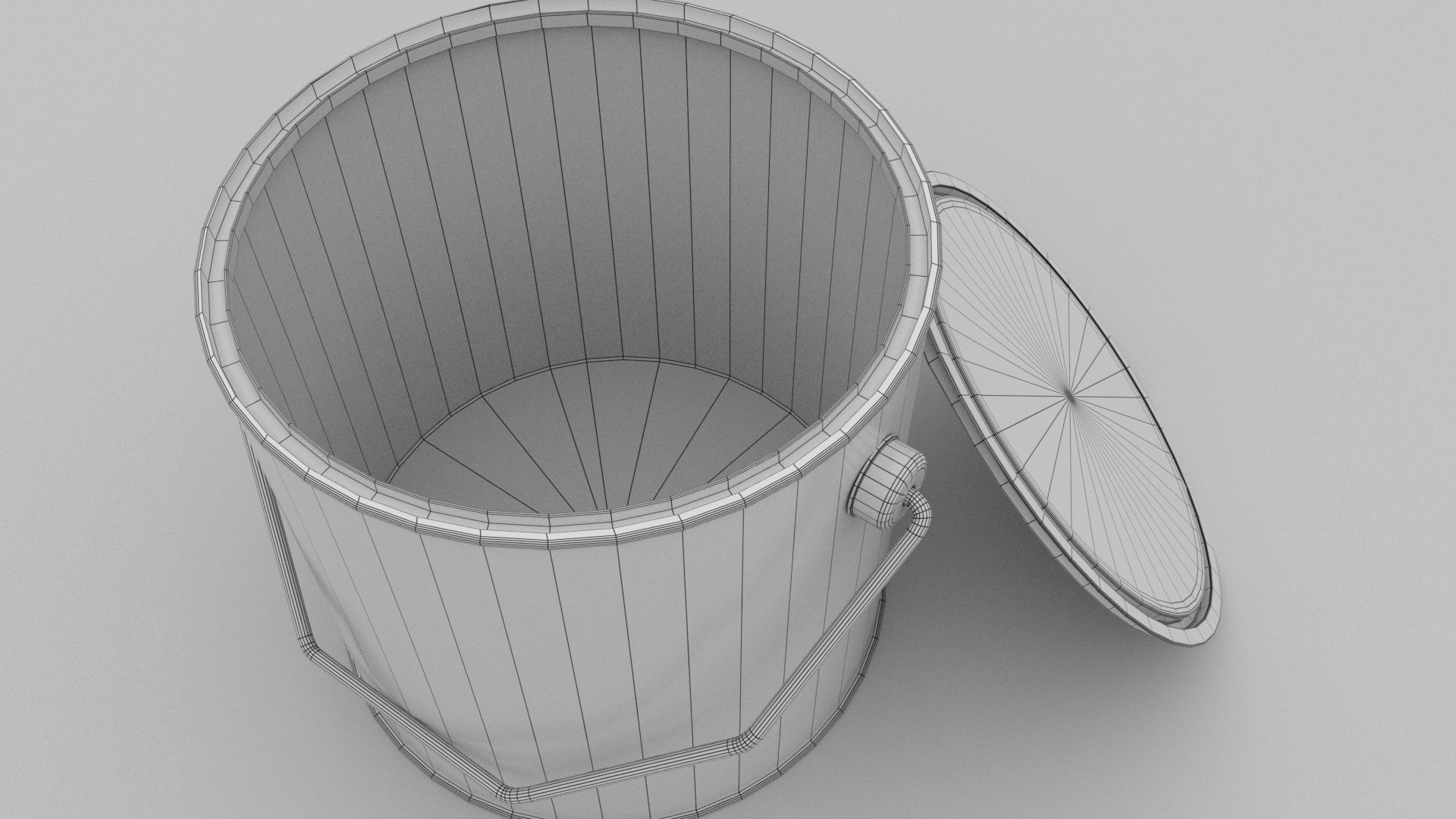 Metal Paint Can 3D model_1