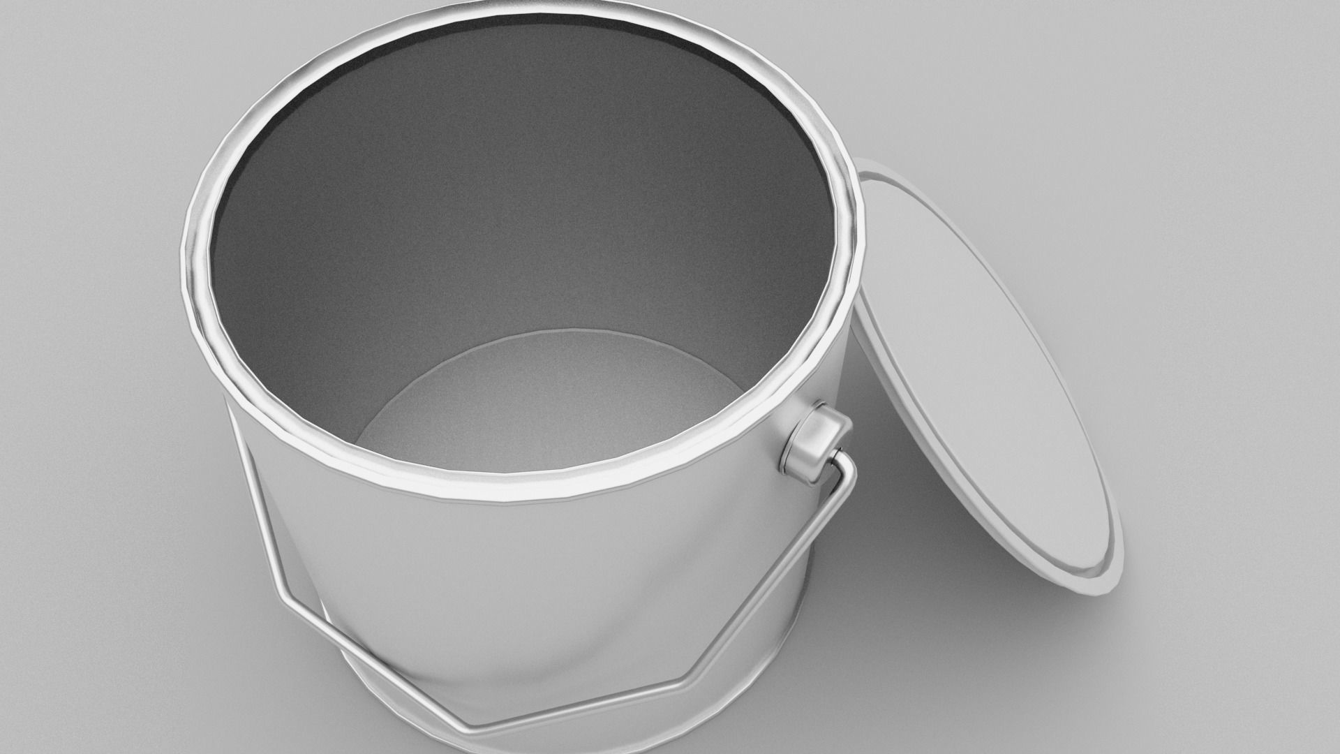 Metal Paint Can 3D model_5