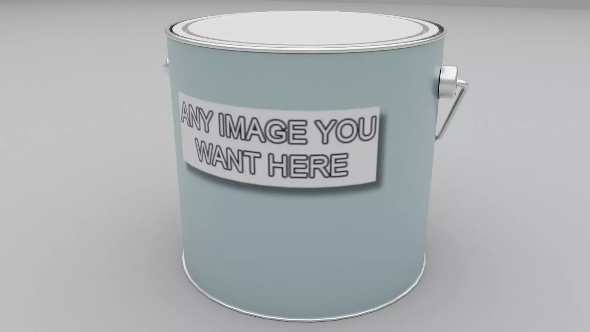 Metal Paint Can 3D model_0