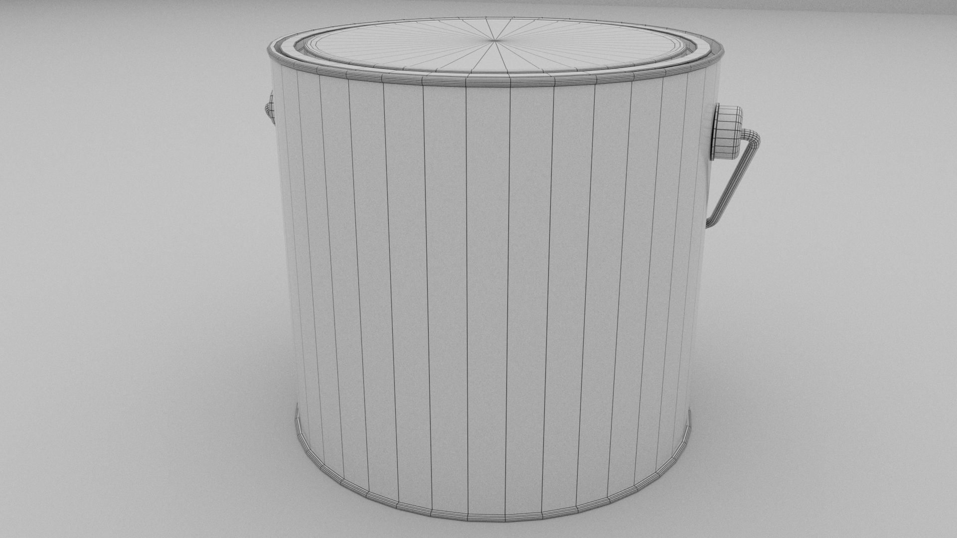 Metal Paint Can 3D model_3