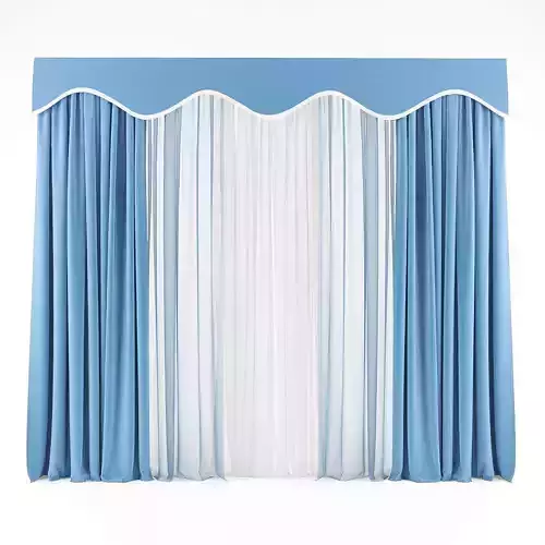 Curtain 3D model 74