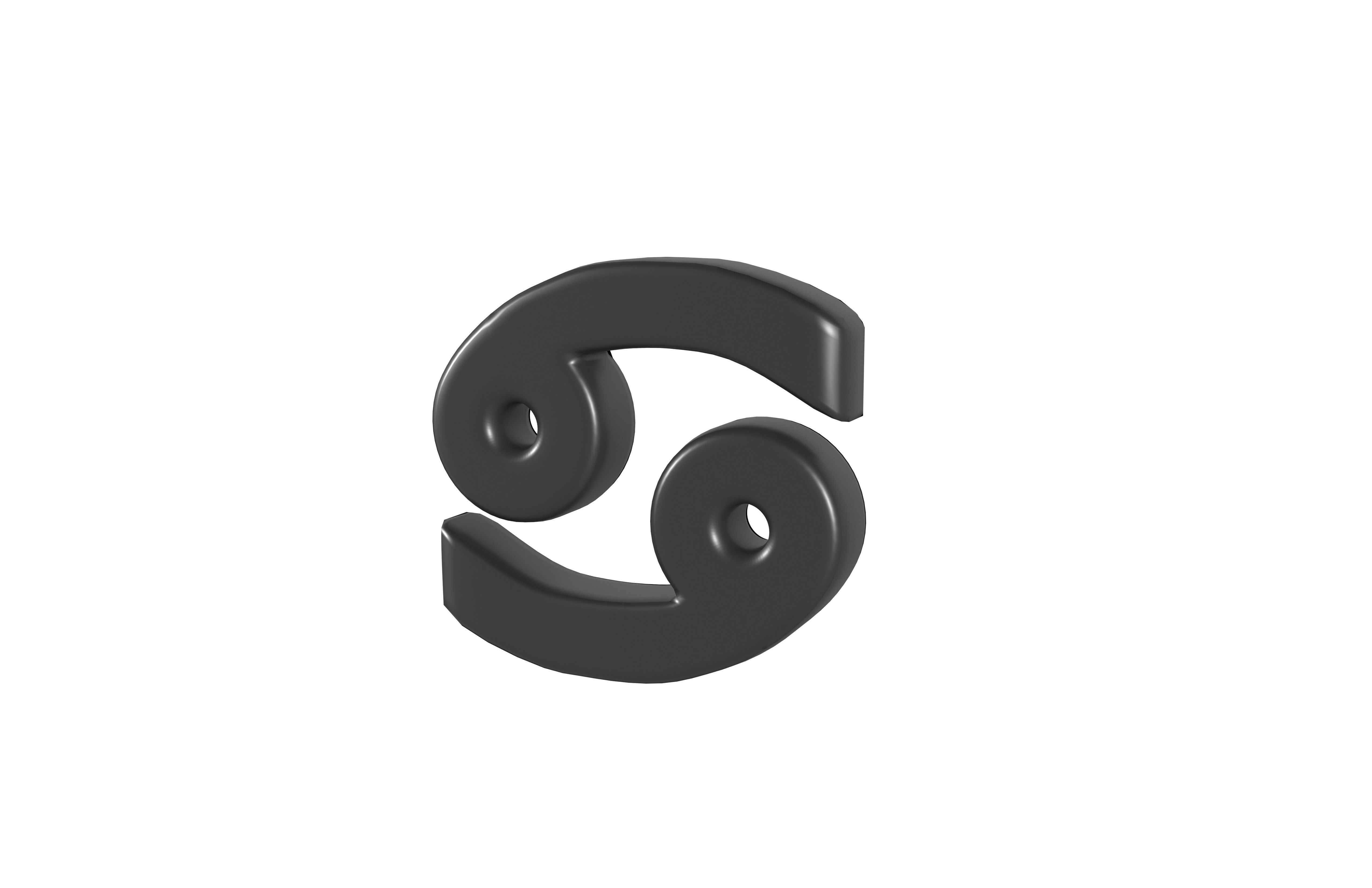 Cancer v2 001 Low-poly 3D model_3