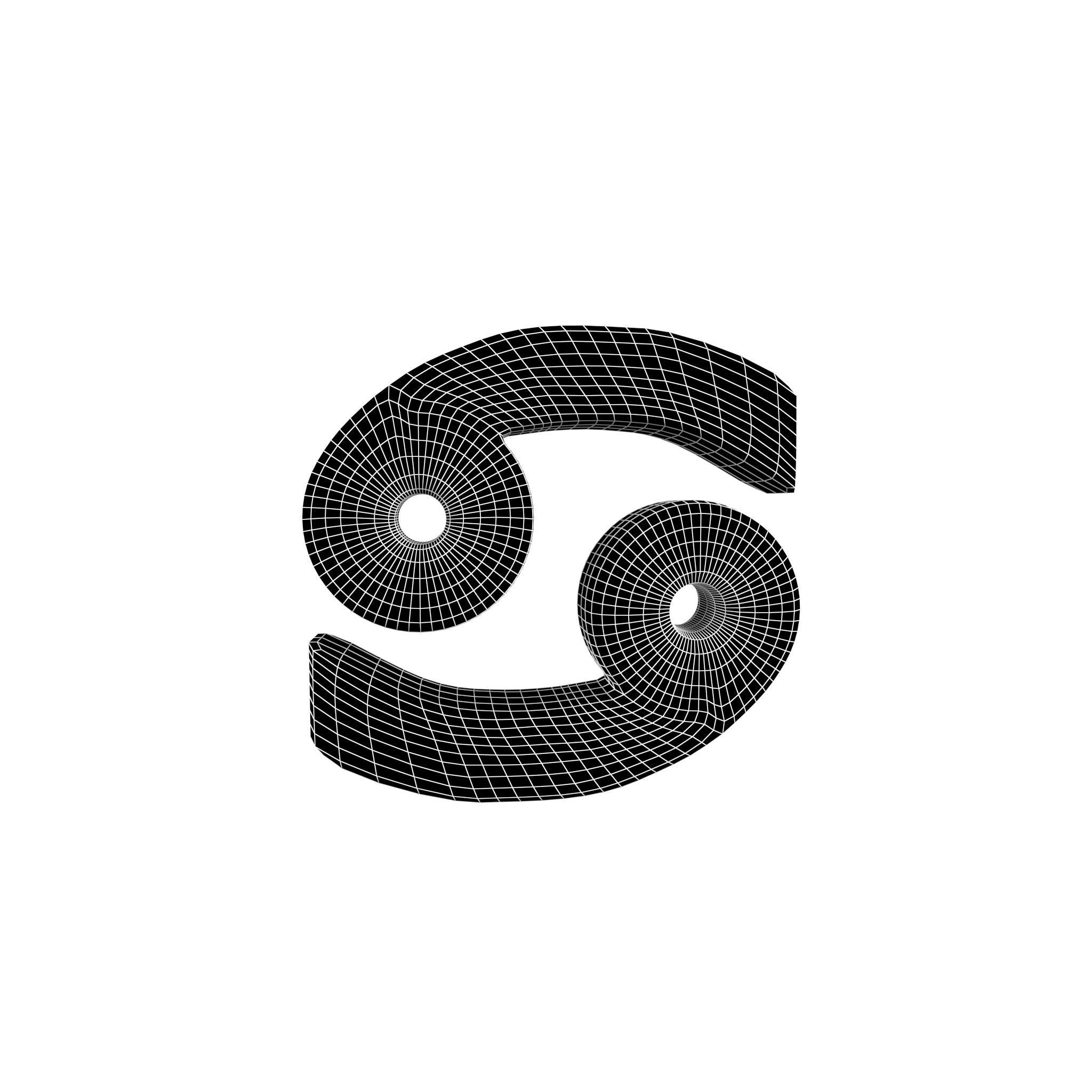 Cancer v2 004 Low-poly 3D model_5