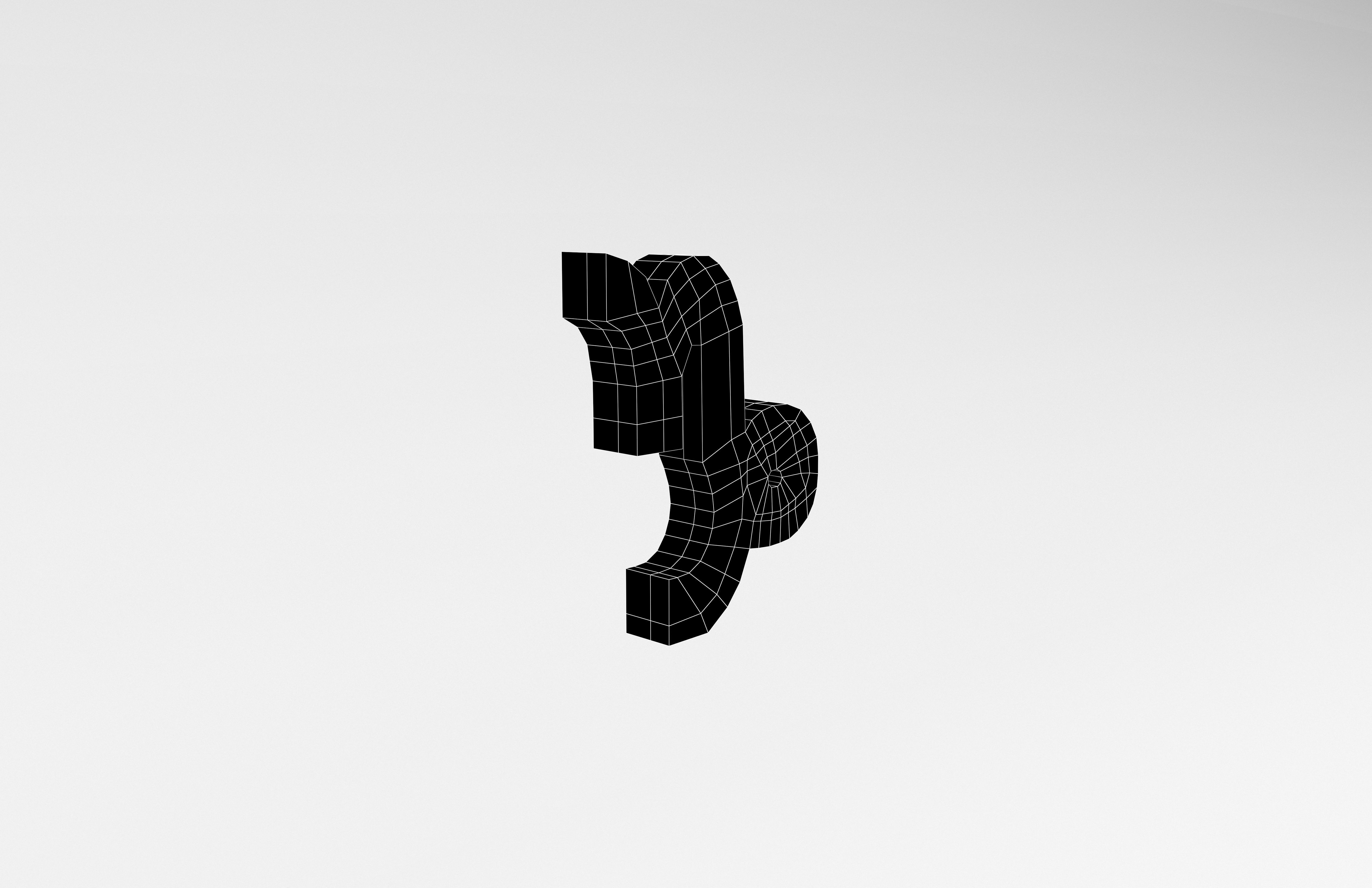 Capricorn v1 001 Low-poly 3D model_8